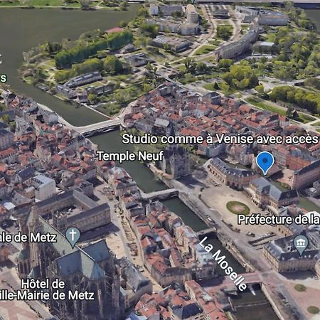 Romantique "Comme A Venise" Au Bord De L'Eau Avec Parking Metz Ngoại thất bức ảnh