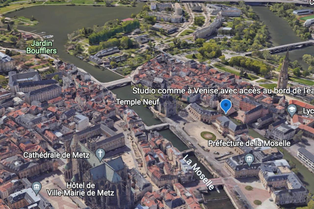 Romantique "Comme A Venise" Au Bord De L'Eau Avec Parking Metz Ngoại thất bức ảnh